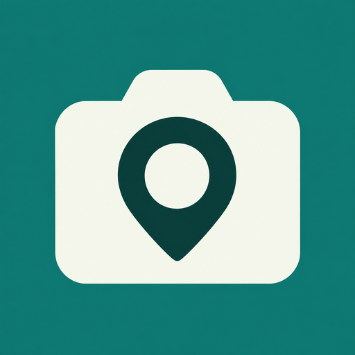 Stamvio camera and location pin icon